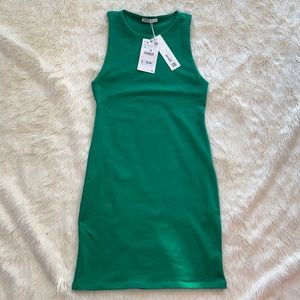 Zara Green mini dress